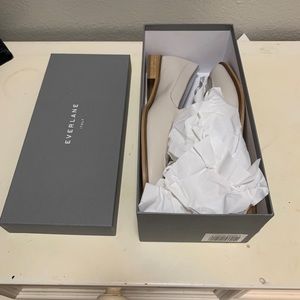 Brand New Everlane White Loafers
